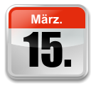 15. März.